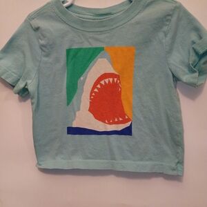 Hanna Andersson Shark Graphic Tee - Light Blue